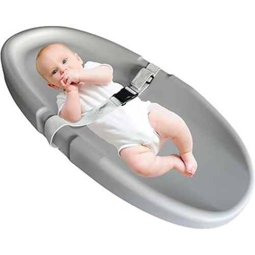 Baby Changing Pad,Waterproof Easy to Clean,PU Foam Changing Pad on Table Topper for Changing Diaper and Dresser (Grey)