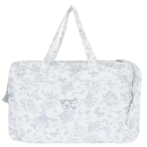 Tartine et Chocolat - Toile de Jouy Changing Bag and Mat - Grey | Smallable