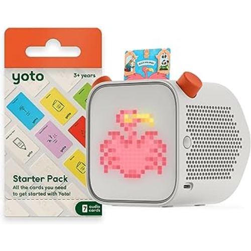 Yoto Player Bluetooth Speaker for Kids - Plays Stories, Music, Podcasts with Starter Pack