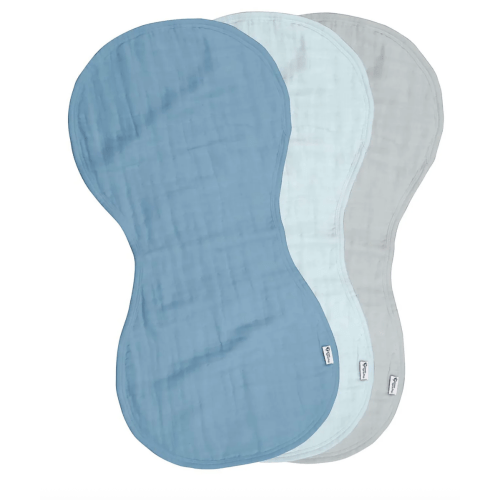 100% Certified Organic Cotton Muslin Burp Cloths