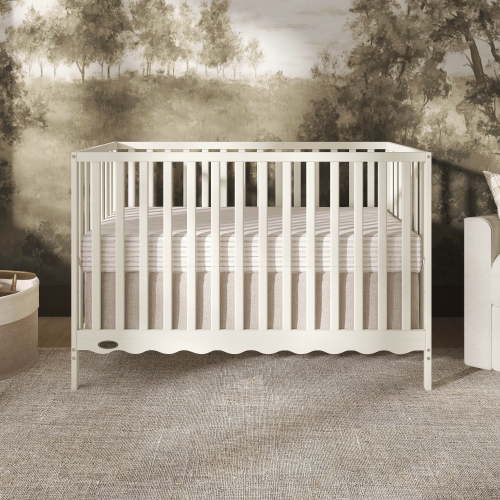 Dream On Me Synergy Wave 5-in-1 Convertible Crib, Cannoli Cream