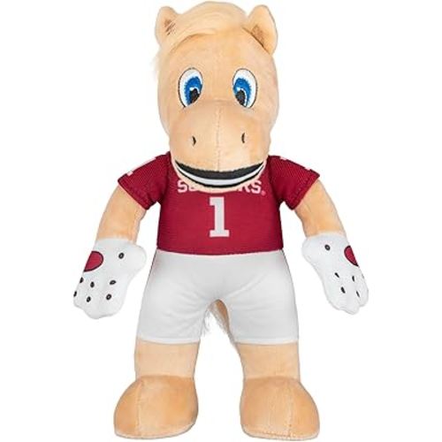 Bleacher Creatures Oklahoma Sooners Boomer 10" Mascot Plush Figures - A Mascot for Play or Display