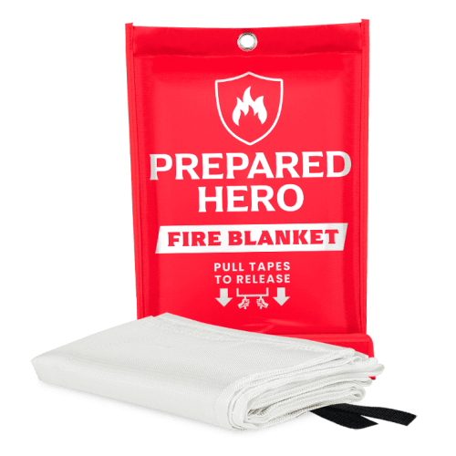 Emergency Fire Blanket
– Prepared Hero