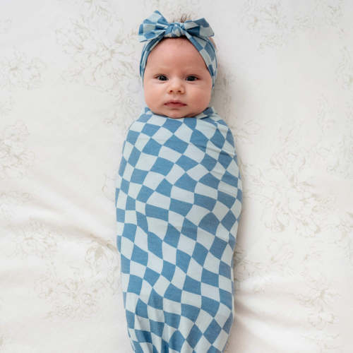 Knit Swaddle Blanket - Miles