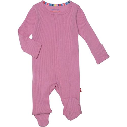 Magnificent Baby Boy 100% Cotton Footies with Magnetic Easy Close