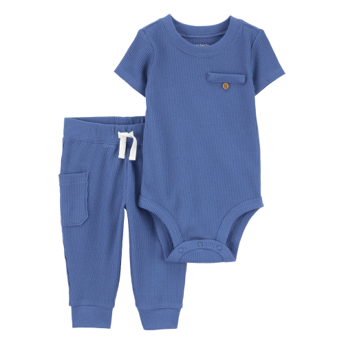 Baby 2-Piece Short-Sleeve Bodysuit Pant Set - Carter's | Carter's
