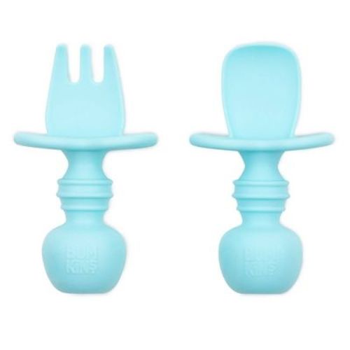 Bumkins Silicone Chewtensils - Sage
