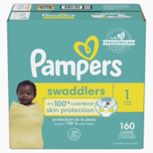 Pampers Pampers Swaddlers Size 1 - Size 1 (160 Count)