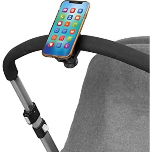 Skip Hop Universal Stroller Phone Holder, Stroll & Connect, Grey