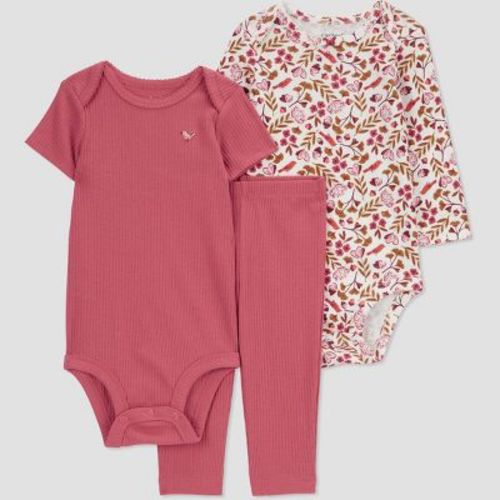 Carter's Just One You® Baby Girls' Floral Top & Bottom Set - Pink, Size: 6M