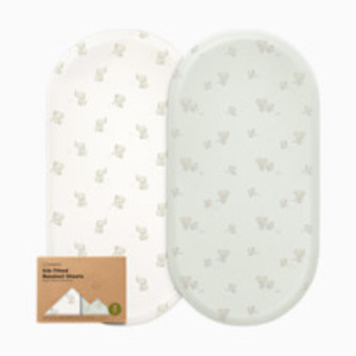 KeaBabies Isla Fitted Bassinet Sheets (2 Pack) - Elly