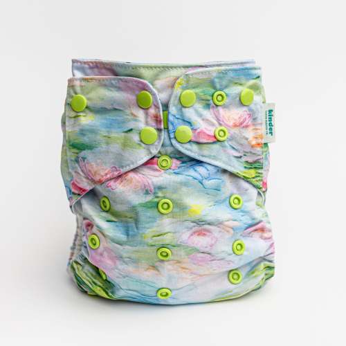 Nature: Essentials Pocket Cloth Diaper with Athletic Wicking Jersey, Grows with your Baby