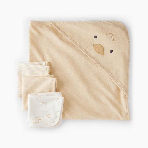Carter's 4-Piece Towel and Washcloth Set - Yellow