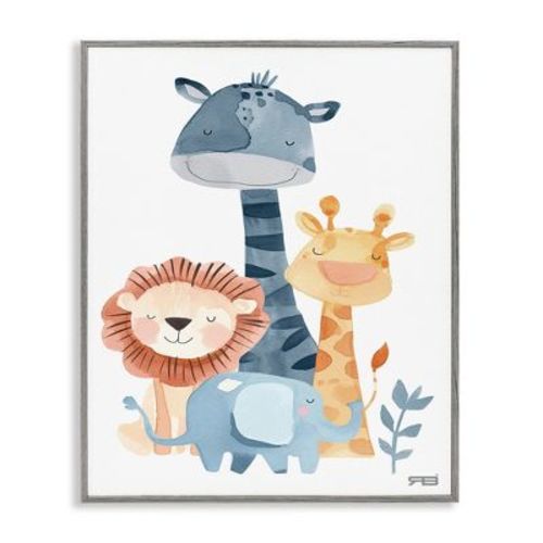 Stupell Industries Gentle Nursery Animals, 24" x 30"
