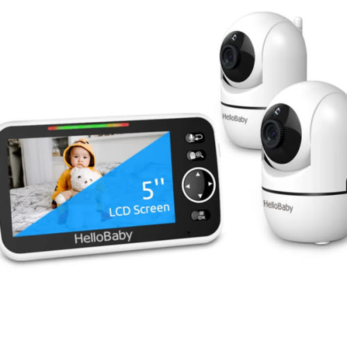 HelloBaby HB6550-2 Baby Monitor with two cameras