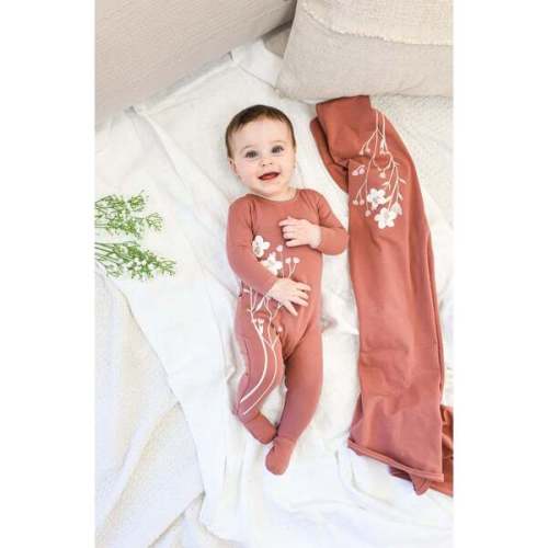 Blooming Bouquet Footie, Rust - Maniere | Maisonette