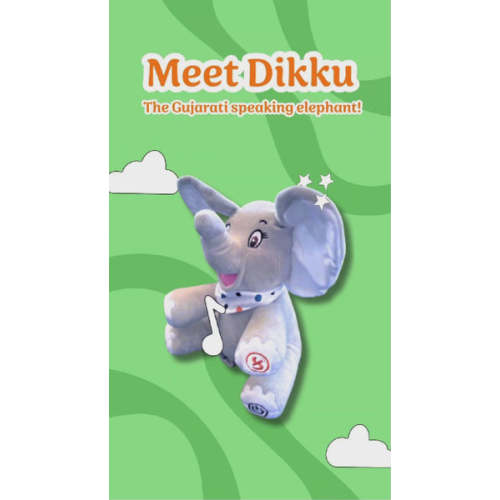 Dikku™ Gujarati-speaking Elephant – LingoDodo