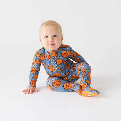Slam Dunk Footie Zippered One Piece