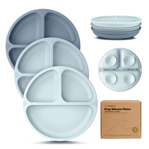3-Pack Prep Silicone Suction Plates