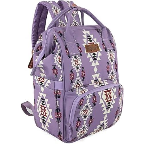 Montana West Wrangler Callie Diaper Bag Backpack with Stroller Straps Multifunction Baby Travel Bag WG2204-9110LV