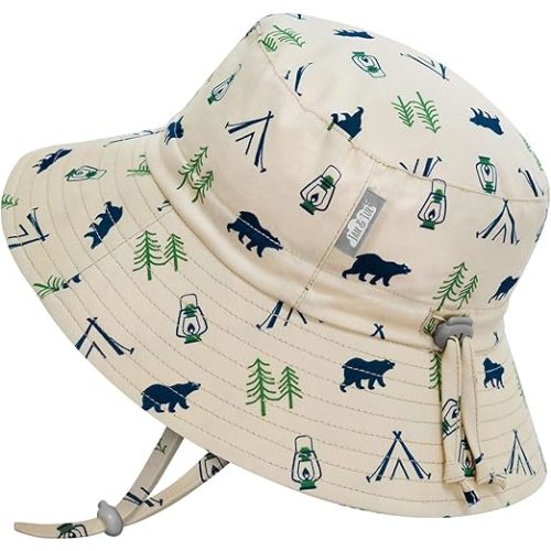 JAN & JUL Grow-with-Me Cotton Bucket Sun-Hat for Baby and Kids