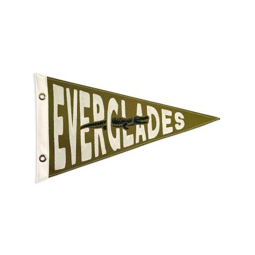 Everglades National Park (Florida) Vintage-Inspired Canvas Pennant