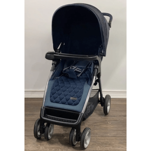 Monbebe Navy Stroller, Compatible with Infant Carriers