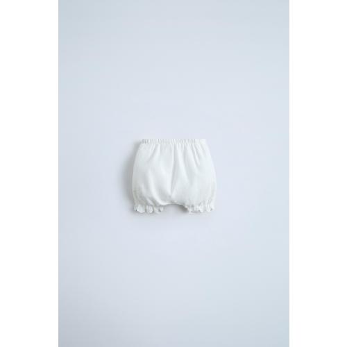 EMBROIDERED BLOOMERS - Oyster-white | ZARA United States