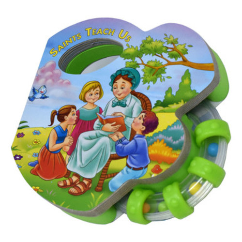 Saints Teach Us Rattle Book