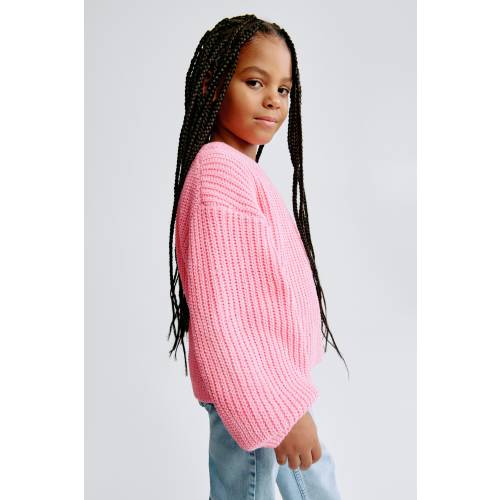 CHENILLE-KNIT SWEATER