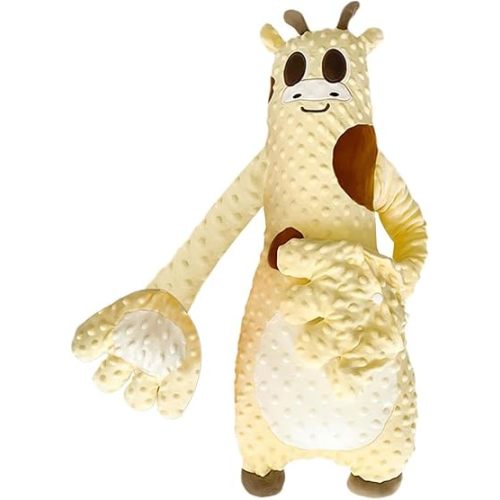 Baby Soothing Toy with Automatic Patting Palm, Baby Patter Doll with Soothing Palm Pad Interactive, 3 Levels Adjustable Simulation of Automatic Palms Slapping for Bed, Sofa