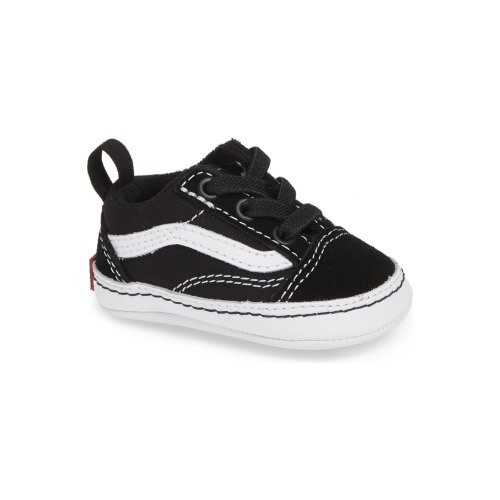 Baby Old Skool Crib Shoe, Black/ True