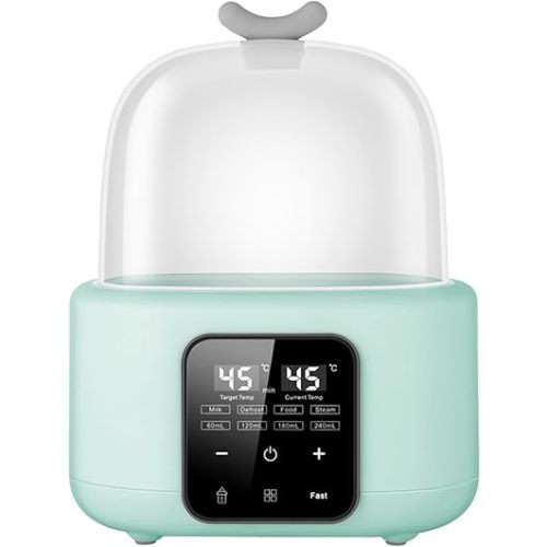 Double Baby Bottle Warmer All Bottles, 5-in-1 Fast Breastmilk Warmer Water Bath Heating 24H Constant Warming, Heat Baby Food Jars for Twins