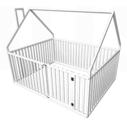 Baby Crib Floor Bed – Twin