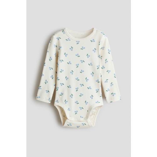 PRINTED COTTON BODYSUIT