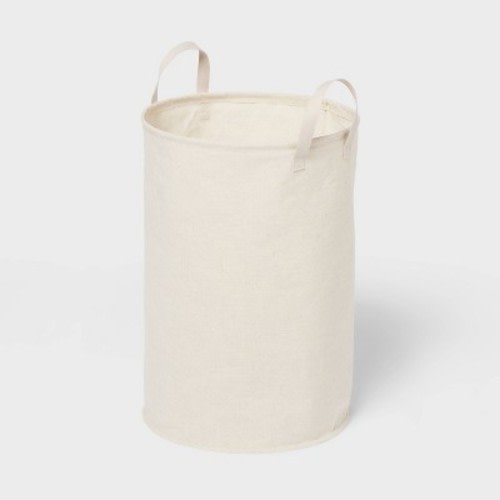 Canvas Pop-Up Laundry Hamper - Brightroom™: Beige, 75L Capacity, Kids & Baby Clothes Sorter, No Assembly Required