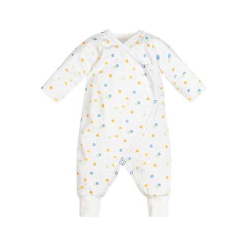 Side Snap Kimono - Blue Dots