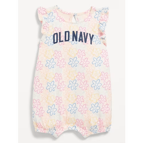 Short-Sleeve Logo-Graphic One-Piece for Baby | Old Navy