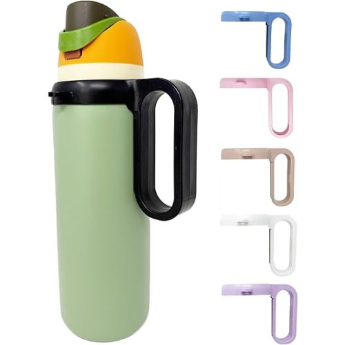 Bottle Handle for Owala FreeSip 24oz 32oz 40oz – Strong Plastic Water Bottle Holder, Durable Easy Carry Accessory for Running, Jogging, Gym, Hiking, and Drinking While Driving & More