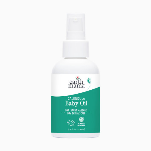 Earth Mama Calendula Baby Oil - 4 Fl Oz