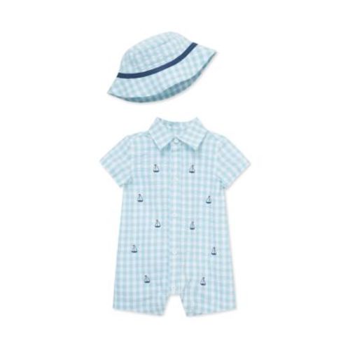 Baby Boys Sailor Romper with Hat