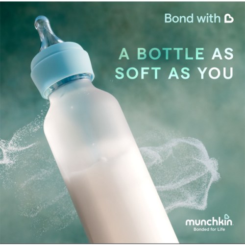 Bond® Silicone Glass Bottle 4oz or 8oz, 2pk | Munchkin