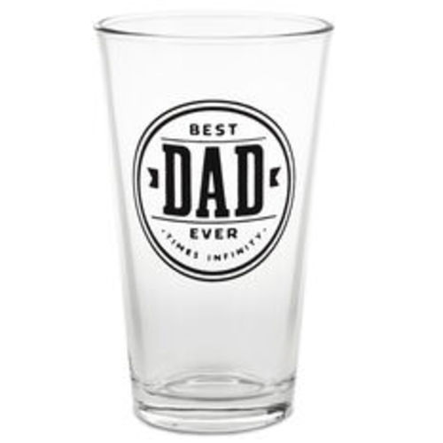 Best Dad Times Infinity Pint Glass, 16 oz. - Glassware - Hallmark