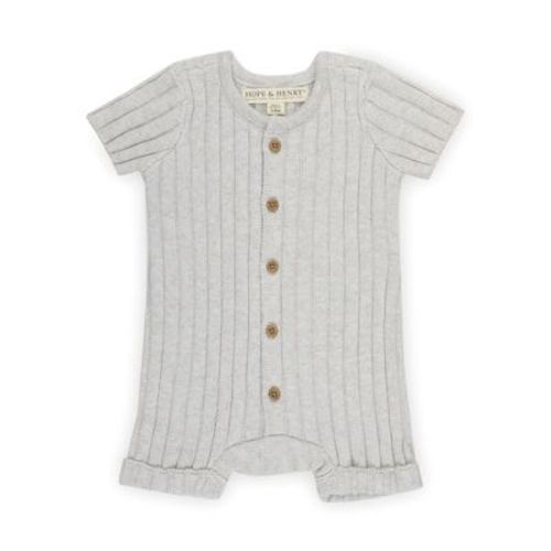 Hope & Henry Baby Organic Cotton Layette Shortie Sweater Romper