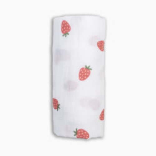 Lulujo Cotton Muslin Swaddles - Strawberries