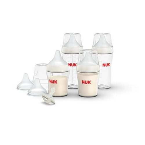 NUK Perfect Match Baby Bottle & Pacifier Set, 7 Piece Newborn Gift Set