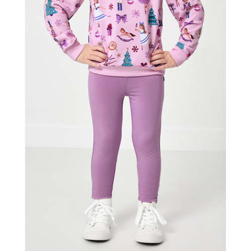 Purple Petal Legging | Little Sleepies