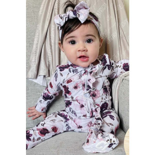 Girl Ruffle Zipper Footies | Best Sellers