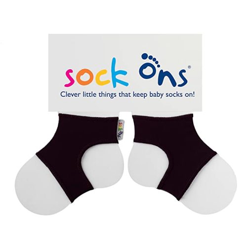 Keep Baby Infant Socks On, 0-6 Months (Black)