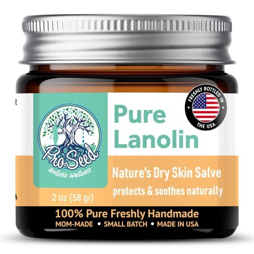 GLASS JAR | 100% Pure All Natural Anhydrous Lanolin USP US Pharmacopei – ProSeed Holistic Wellness